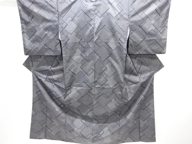 JAPANESE KIMONO / TOKAMACHI TSUMUGI / WOVEN SHIKISHI PATTERN